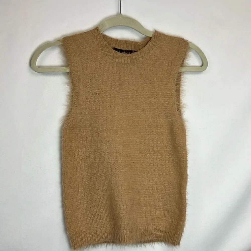 Vero Moda Poilu Tan sweater vest NWT size XS